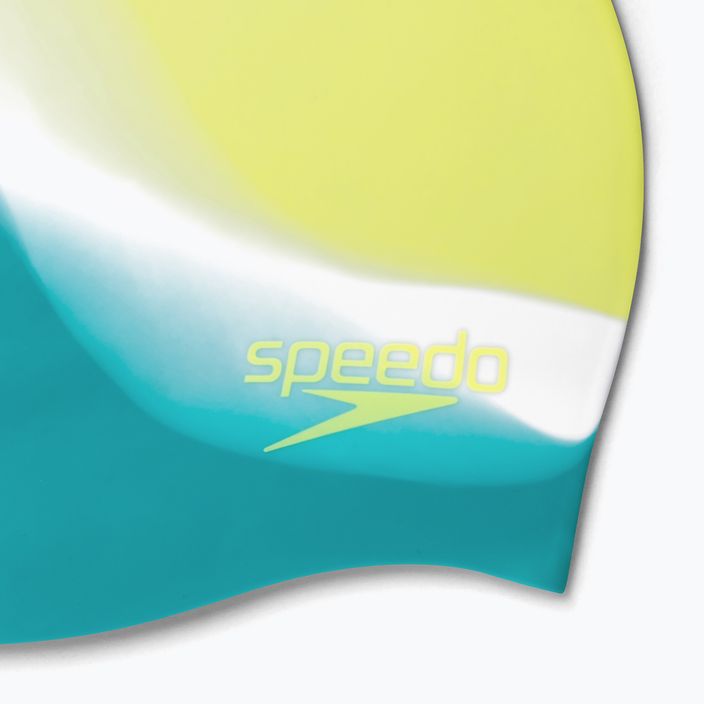 Шапочка для плавання дитяча Speedo Multi Colour Silicone Junior зелено-жовта 8-00236714576 4