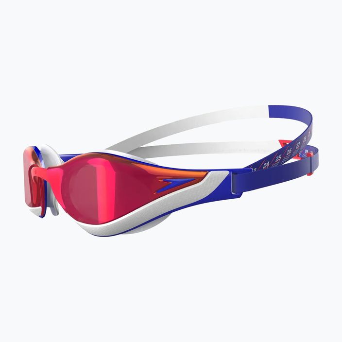 Окуляри для плавання Speedo Fastskin Pure Focus Mirror flame red/true cobalt/white/shadow 2