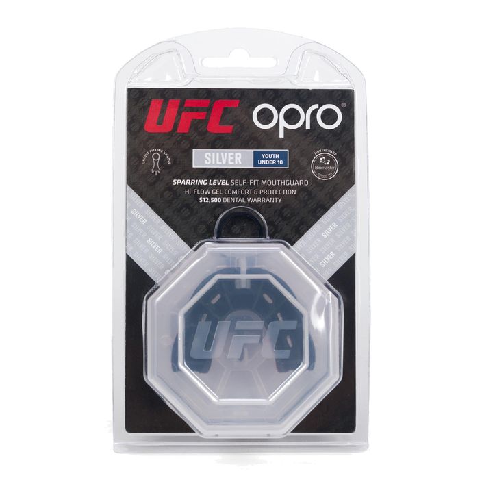 Капа дитяча Opro UFC Silver червона 2