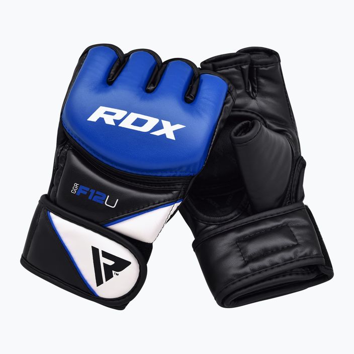 Рукавиці для єдиноборств RDX Glove New Model GGRF-12U blue 2