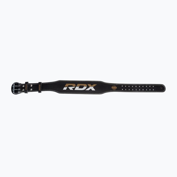 Пояс для важкої атлетики RDX Belt 4" Leather чорний WBS-4RB 4