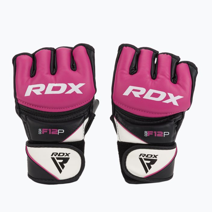 Рукавиці грепплінгові RDX New Model рожеві GGRF-12P