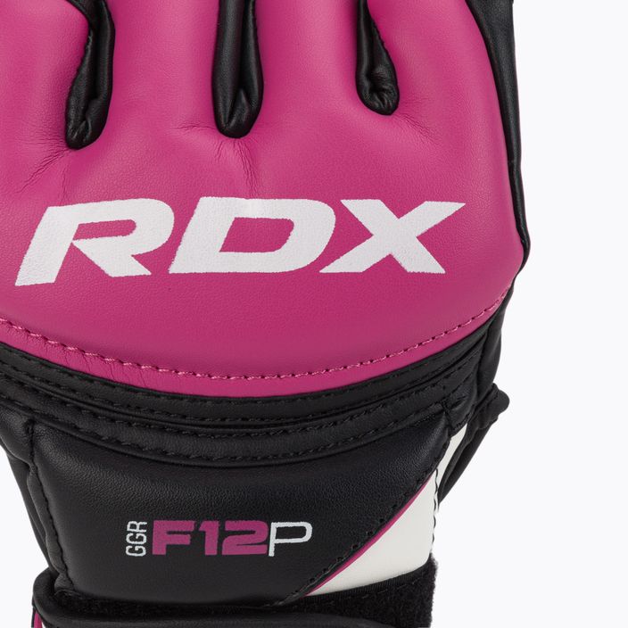 Рукавиці грепплінгові RDX New Model рожеві GGRF-12P 5