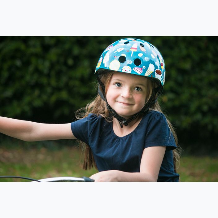 Дитячий велосипедний шолом Hornit IceCream синій/різнокольоровий 9