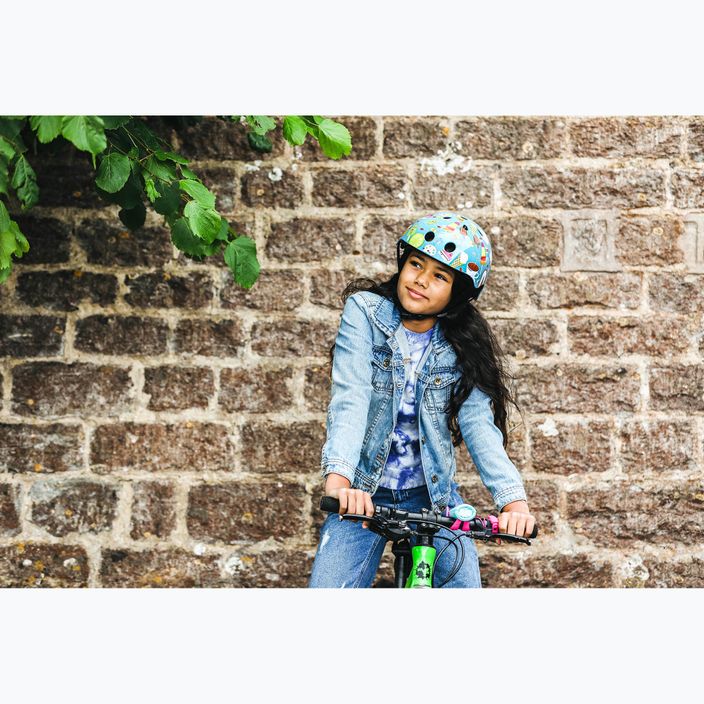 Дитячий велосипедний шолом Hornit IceCream синій/різнокольоровий 10