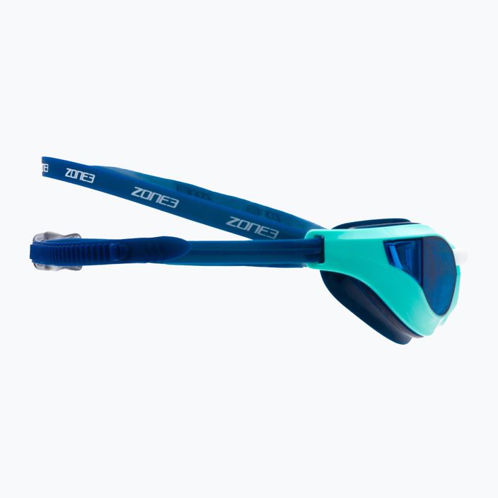 Окуляри для плавання ZONE3 Viper Speed Streamline Smoke navy/turquoise/blue SA19GOGVI103 3