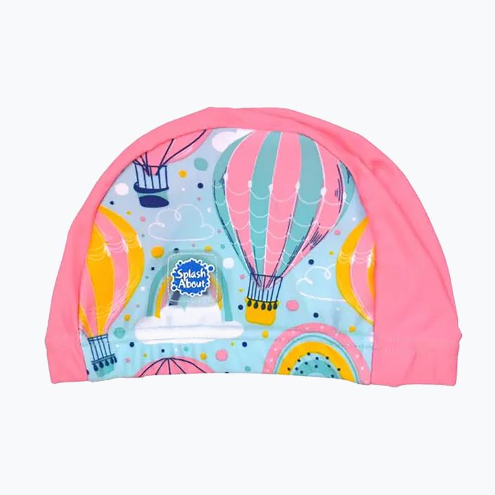 Шапочка для плавання дитяча Splash About Arka Balony рожева SHUA0 4
