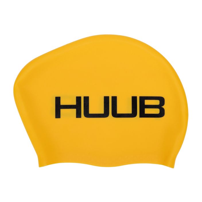 Шапочка для плавання силіконова HUUB Swim Cap Long Hair жовта A2-VGCAPYLH 2