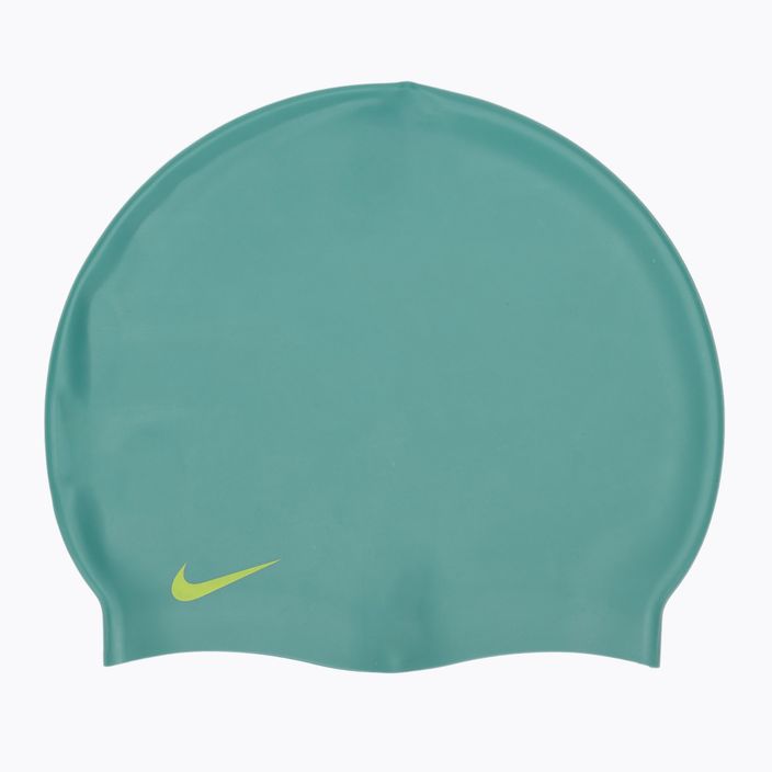 Шапочка для плавання Nike Solid Silicone зелена безодня
