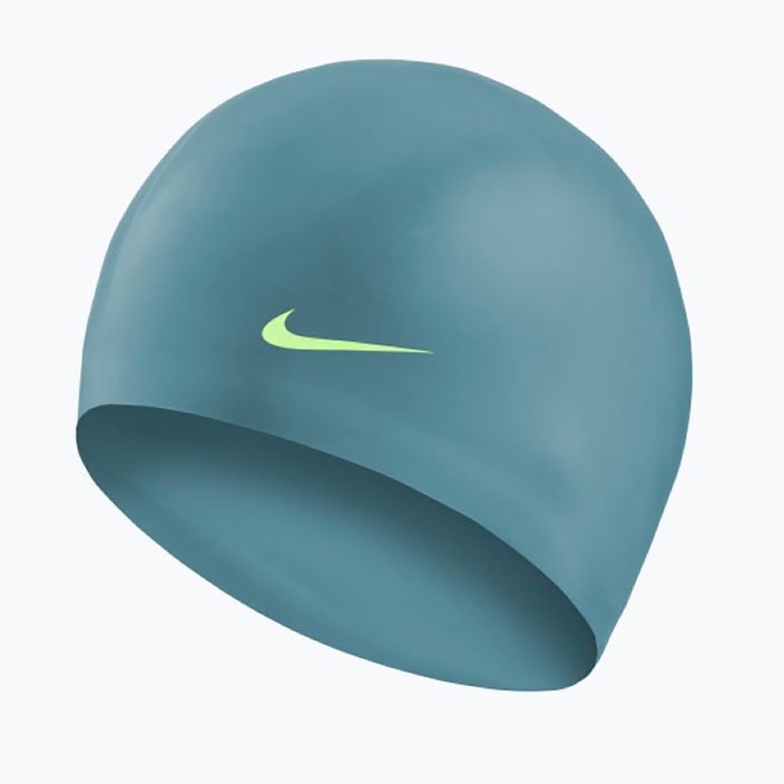 Шапочка для плавання Nike Solid Silicone зелена безодня 2