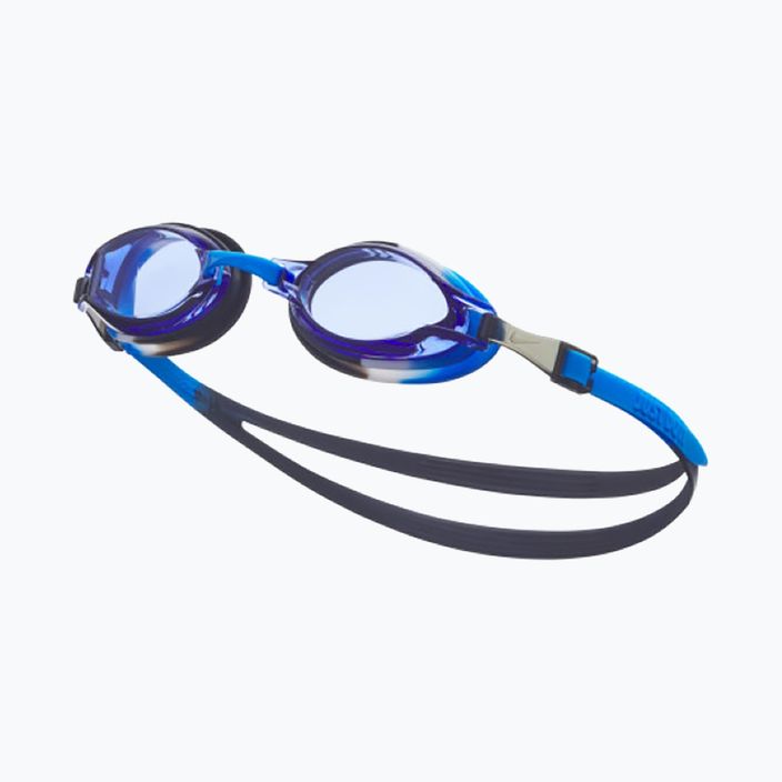 Дитячі окуляри для плавання Nike Chrome фото сині 6