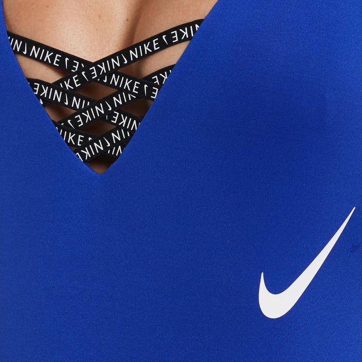 Купальник суцільний жіночий Nike Sneakerkini U-Back блакитний NESSC254-418 7