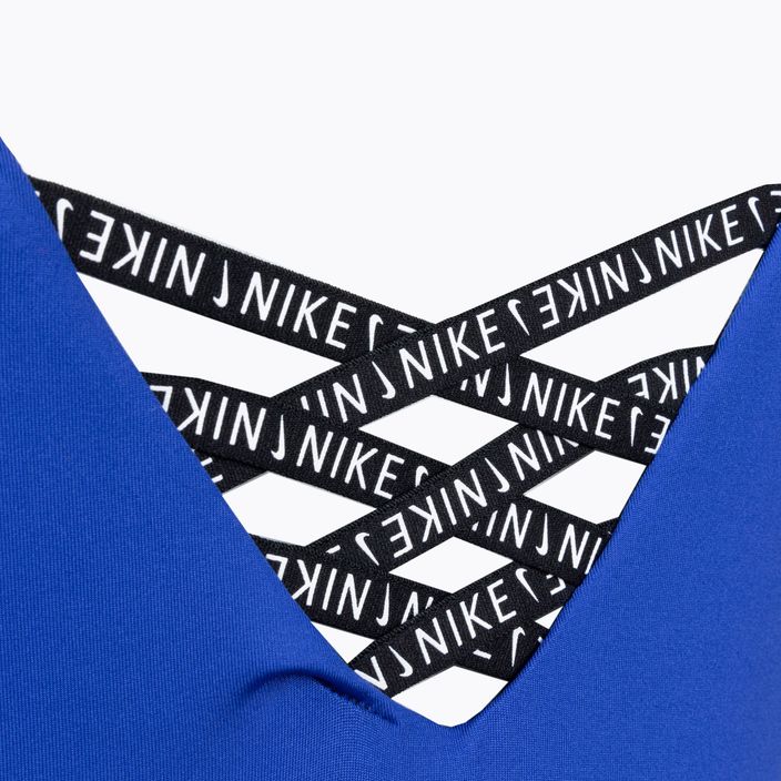 Купальник суцільний жіночий Nike Sneakerkini U-Back блакитний NESSC254-418 4