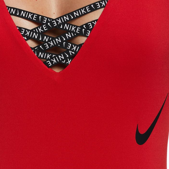 Купальник суцільний жіночий Nike Sneakerkini U-Back червоний NESSC254-614 7