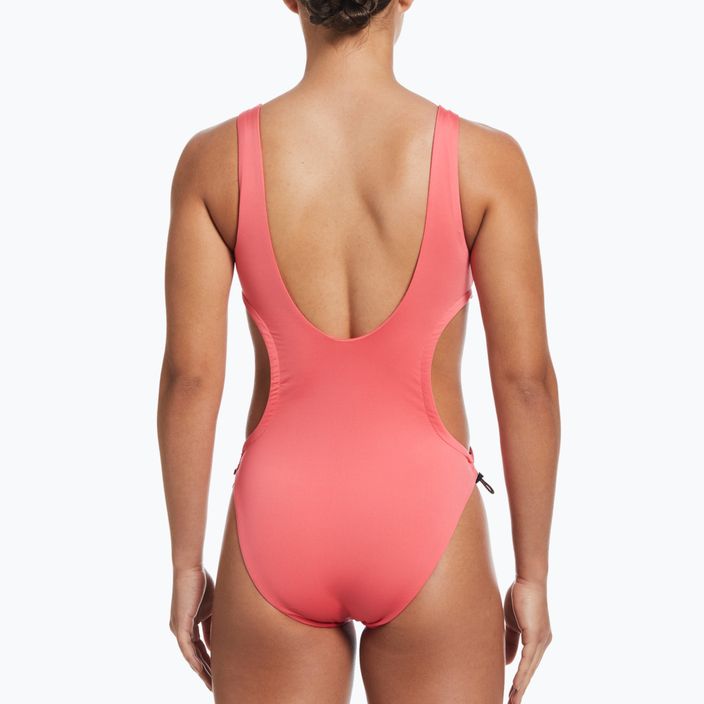 Купальник суцільний жіночий Nike Wild рожевий NESSD255-683 2