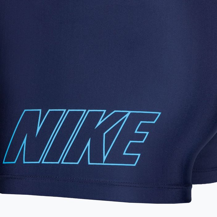 Чоловічі плавальні шорти Nike Logo Square опівночі темно-синій 4