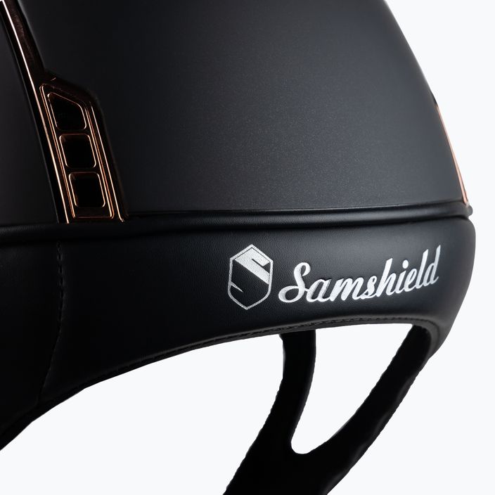 Шолом для верхової їзди Samshield Miss Shield Shadowmatt рожеве золото, чорний 3125659493526 6