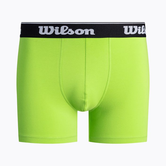 Боксери чоловічі Wilson 2 pack чорні/зелені W875V-270M 3