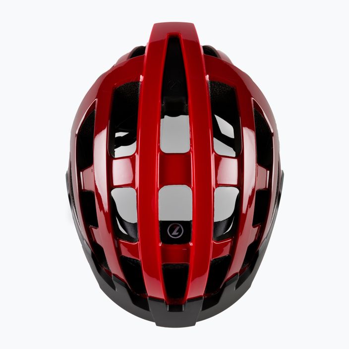 Шолом велосипедний Lazer Compact DLX червоно-чорний BLC2227890459 6