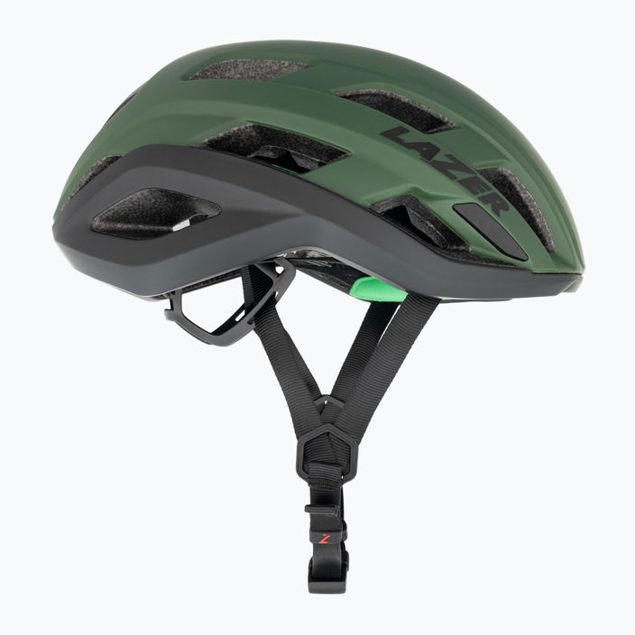 Велосипедний шолом Lazer Strada KinetiCore матовий зелений 4