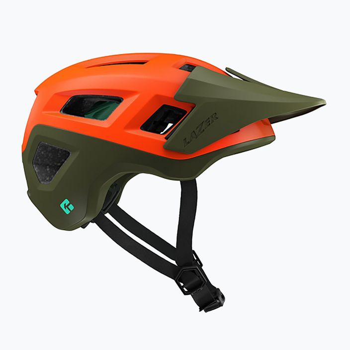 Шолом велосипедний Lazer Coyote KC CE-CPSC помаранчево-зелений BLC2237891781 6