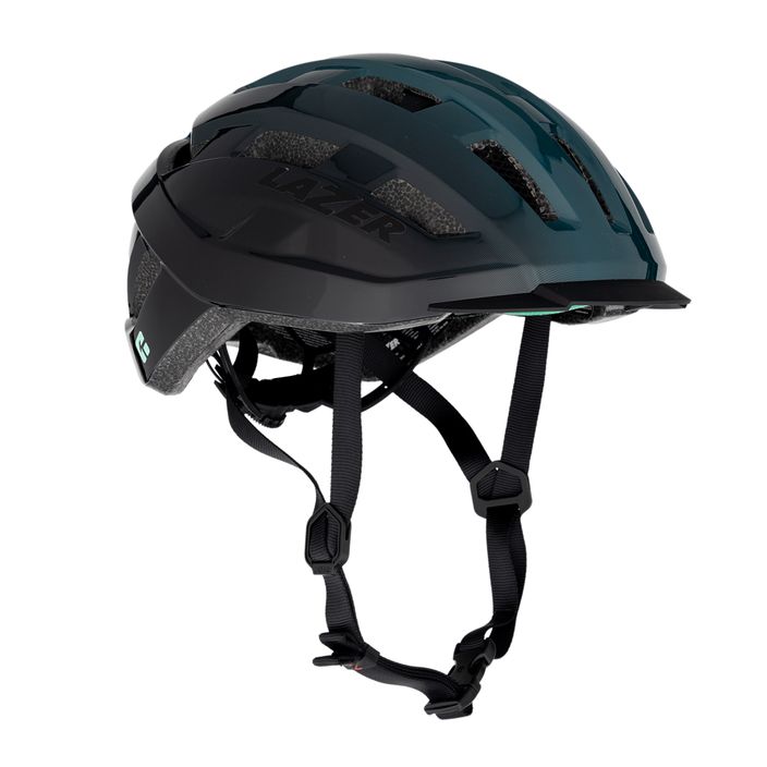 Велосипедний шолом Lazer Codax KinetiCore + сітка темно-зелений/чорний 2