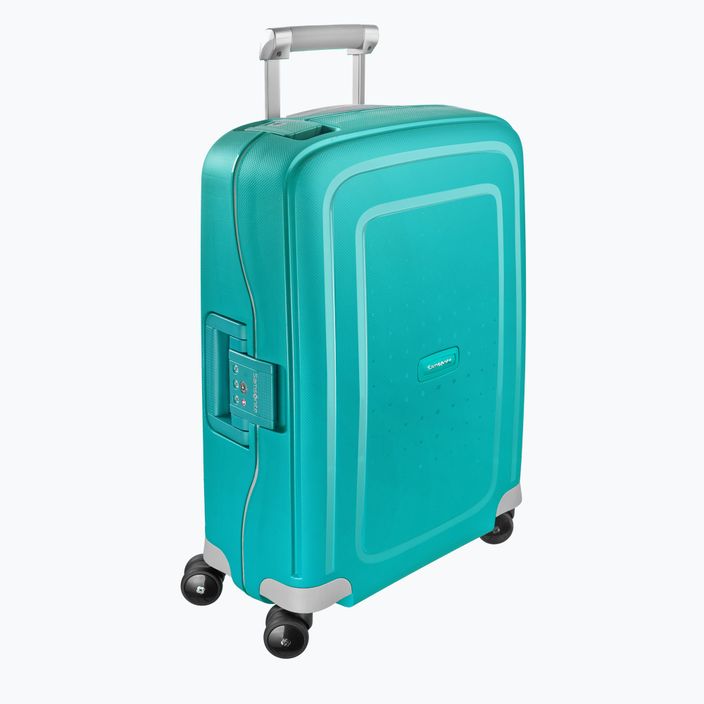 Дорожня валіза Samsonite S'cure Spinner 34 л аква-блакитна 2