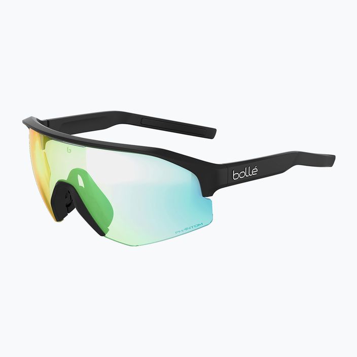 Фотохромні сонцезахисні окуляри Bollé Lightshifter чорні матові / фантомні прозоро-зелені 2