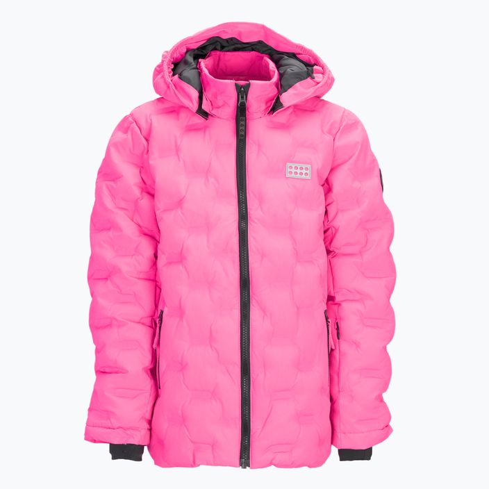 Куртка лижна дитяча LEGO Lwjipe 706 рожева 22879