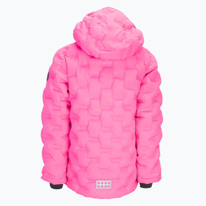 Куртка лижна дитяча LEGO Lwjipe 706 рожева 22879 2