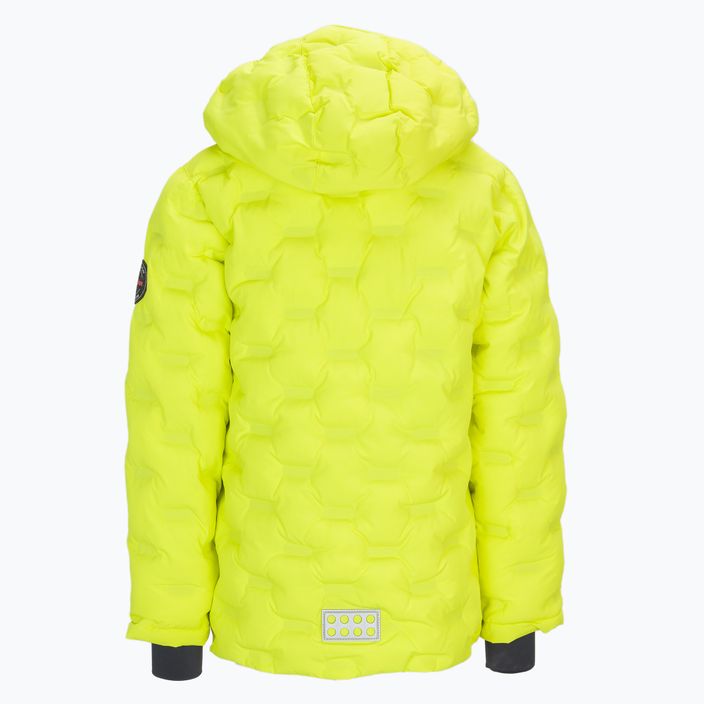 Куртка лижна дитяча LEGO Lwjipe 706 жовта 22879 2