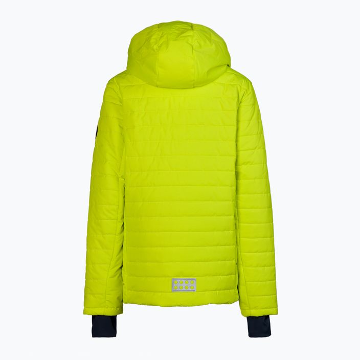 Куртка лижна дитяча LEGO Lwjipe 708 жовта 11010262 2