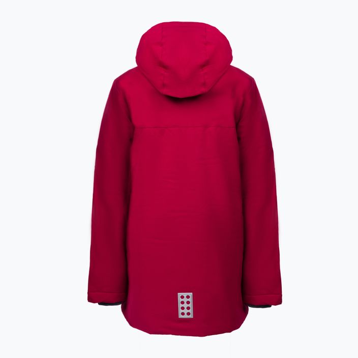 Куртка зимова дитяча LEGO Lwjaselle 701 червона 11010555 2