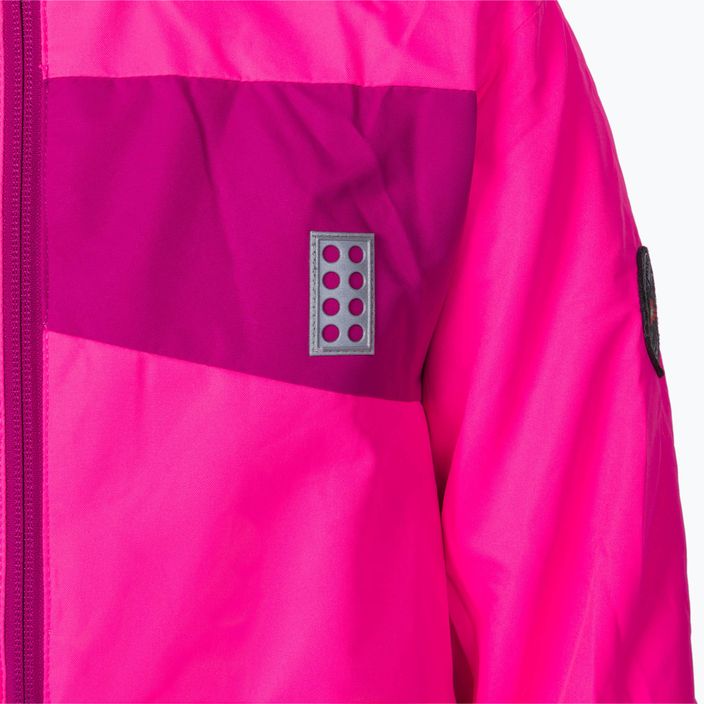 Куртка лижна дитяча LEGO Lwjested 717 рожева 11010547 3
