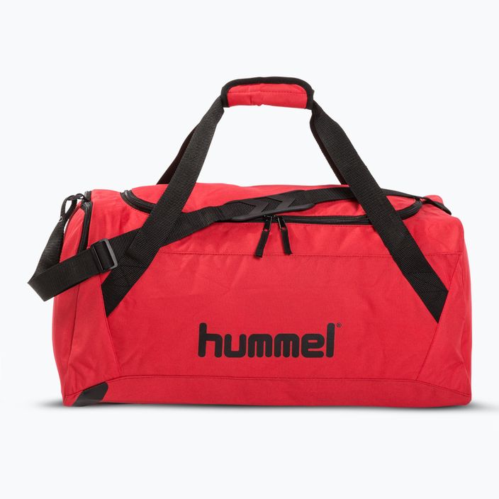 Тренувальна сумка Hummel Core Sports 45 л справжній червоний/чорний 2