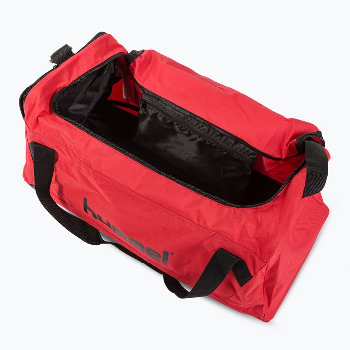 Тренувальна сумка Hummel Core Sports 45 л справжній червоний/чорний 5