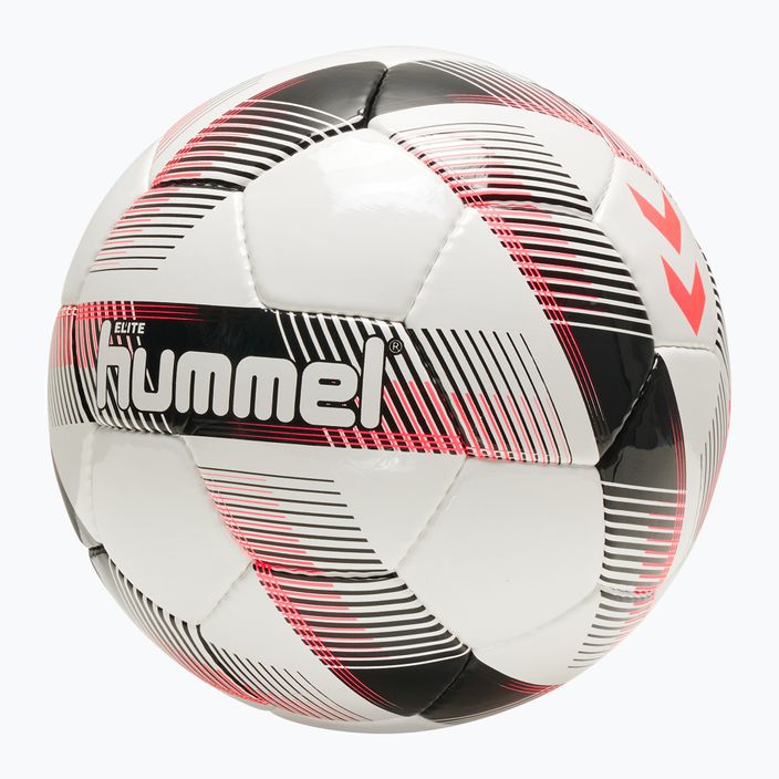Футбольний м'яч Hummel Elite FB білий/чорний/червоний розмір 5 4