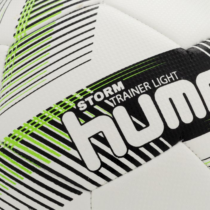 Hummel Storm Trainer Light FB футбольний білий/чорний/зелений розмір 4 3