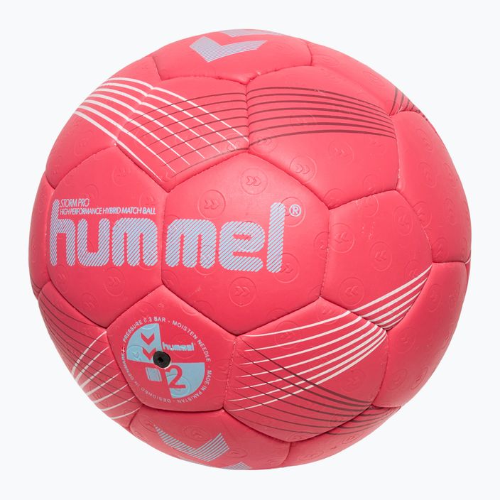 М'яч гандбольний Hummel Strom Pro HB червоний/синій/білий, розмір 2
