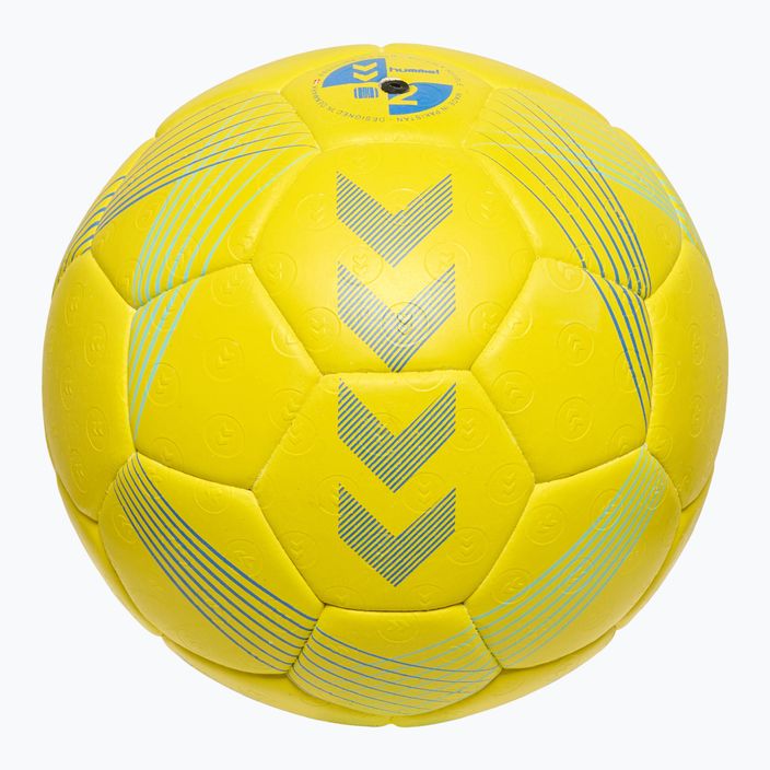 М'яч гандбольний Hummel Strom Pro HB жовтий/синій/морський розмір 3 2