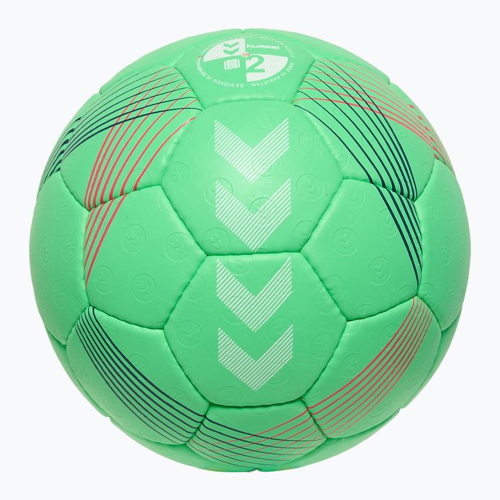 М'яч гандбольний Hummel Elite HB зелений/білий/червоний розмір 1 2