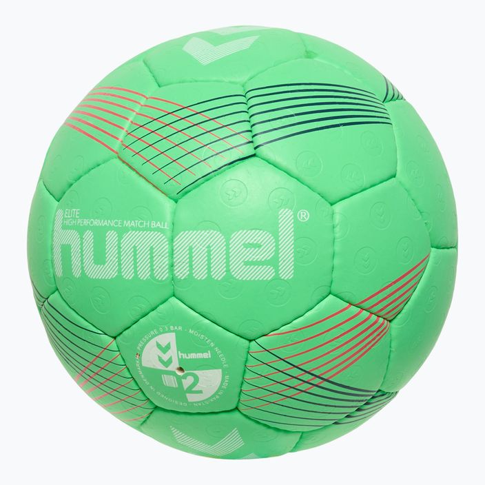 М'яч гандбольний Hummel Elite HB зелений/білий/червоний розмір 2