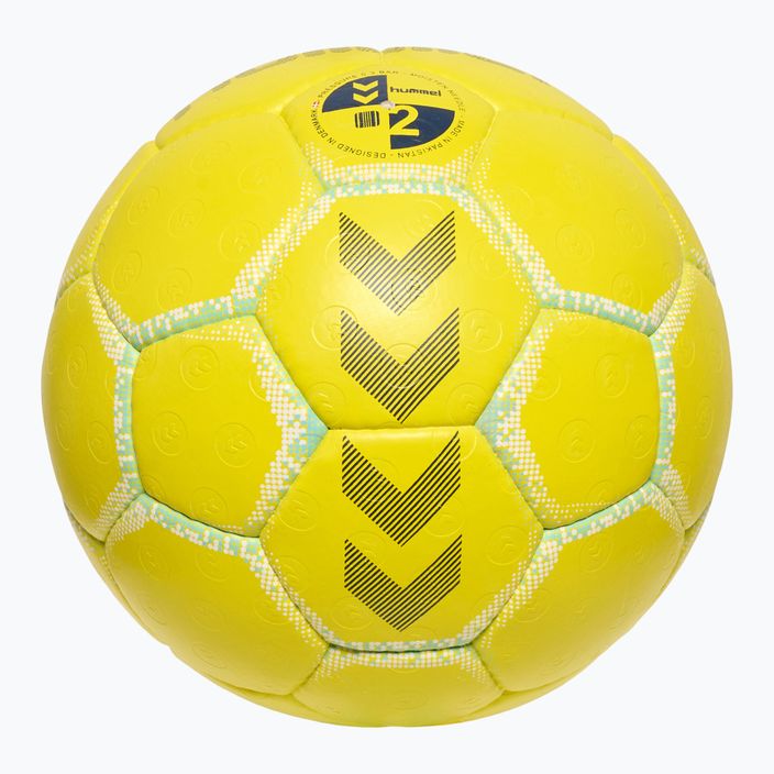 М'яч гандбольний Hummel Premier HB жовтий/білий/синій розмір 2 2