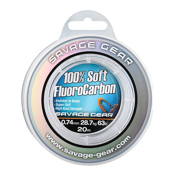 Волосінь Fluorocarbon Savage Gear Soft прозора 54857 2