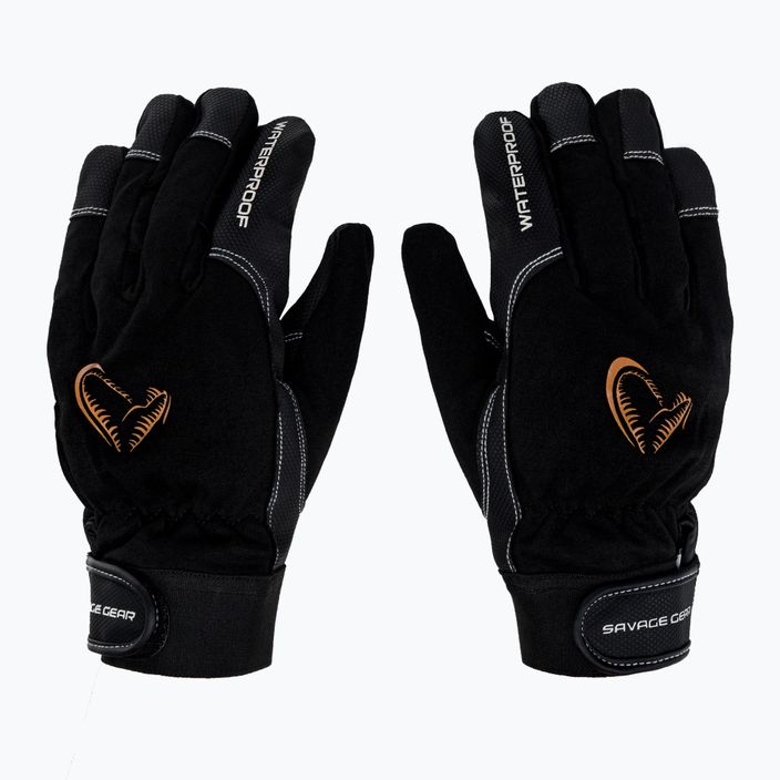 Рукавиці для риболовлі Savage Gear All Weather Glove чорні 76457 2
