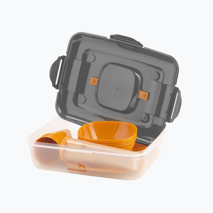 Набір туристичного посуду Easy Camp Cerf Picnic Box 4 Persons помаранчевий 680162 10