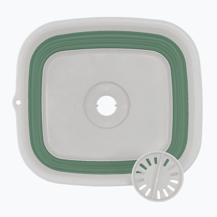 Миска складана Outwell Collaps Wash Bowl Drain зелено-сіра 651130 3