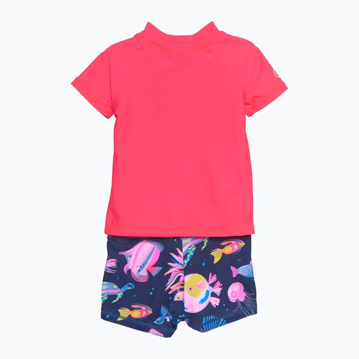 Футболка + шорти для плавання дитячі Color Kids Set diva/pink 2