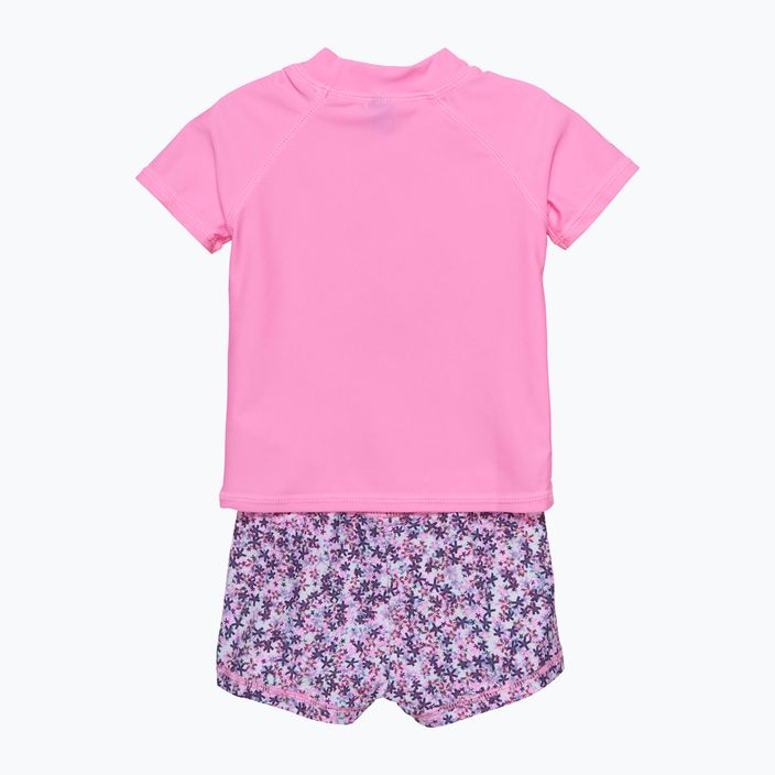Футболка + шорти для плавання дитячі Color Kids Set begonia/pink 2