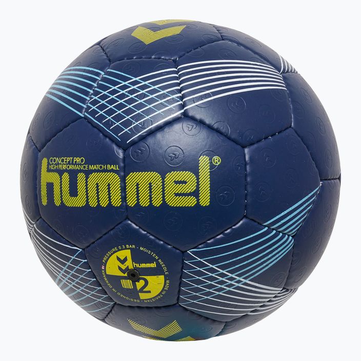 М'яч гандбольний Hummel Concept Pro HB морський/жовтий розмір 3